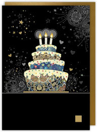 Title: Deco Cake Birthday Greeting Card