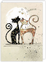 L'Amour Cats Love Greeting Card