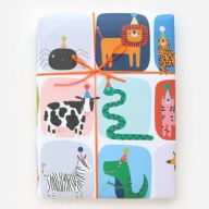 Title: Zoo Birthday Animals Flat Wrap