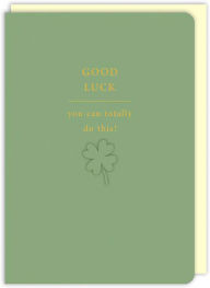 Title: Shamrock Good Luck Greeting Card