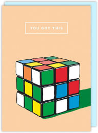 Title: Rubik'S Cube Friendship Greeting Card