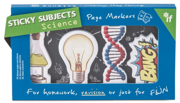 Science Sticky Subjects Page Markers