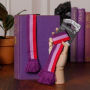 Book Scarf Bookmark Pink and Purple