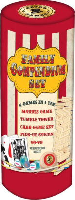 Retro Family Compendium Tin with 5 Games