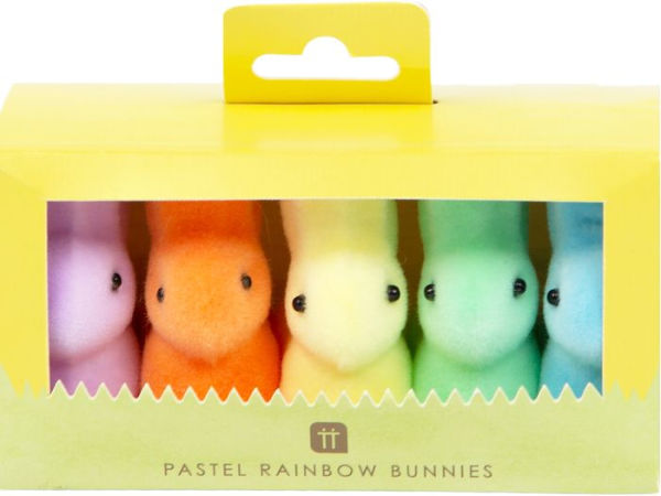 Pastel Bunny Table Decorations--5 pack