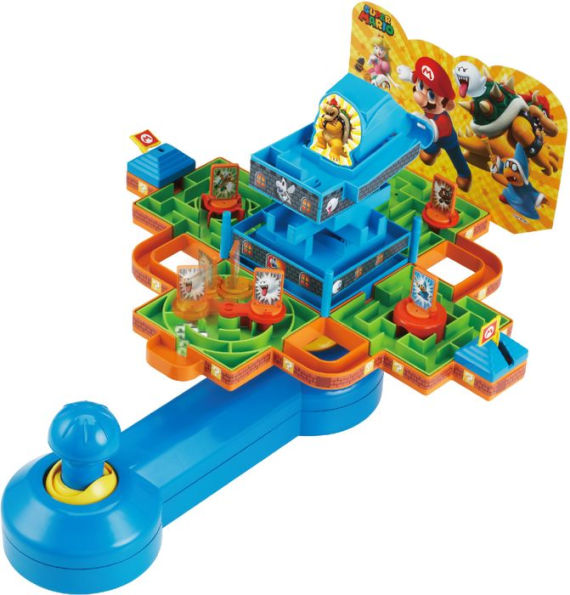 Super Mario Maze Game DX, Tabletop Skill and Action Game with Collectible Super Mario Action Figures