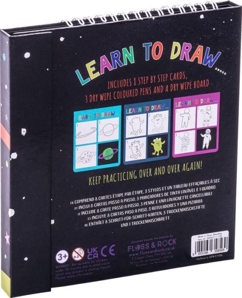 Space Learn to Draw Set