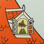 Alternative view 3 of Coasters Set of 4 Ceramic Boxed - Moomin (House)