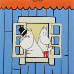 Alternative view 4 of Coasters Set of 4 Ceramic Boxed - Moomin (House)