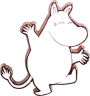 Moomin Troll Enamel Pin Badge