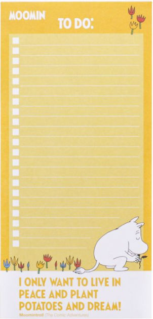 Moomin Gardening To Do List - Potatoes and Dream (magnetic) by
