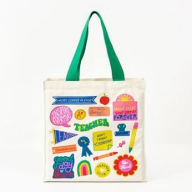 Teacher Badge Tote