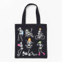 Skeleton Canvas Tote
