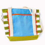 Alternative view 4 of Striped Canvas Tote Bag