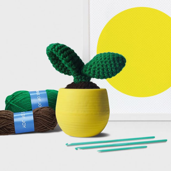 Crochet cactai - leaf design