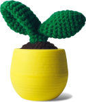 Alternative view 4 of Crochet cactai - leaf design