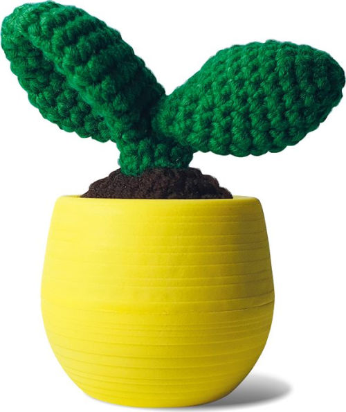 Crochet cactai - leaf design