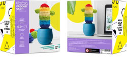 Alternative view 1 of Crochet cactai - rainbow design