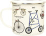 Alternative view 2 of Bikes - Enamel Mug