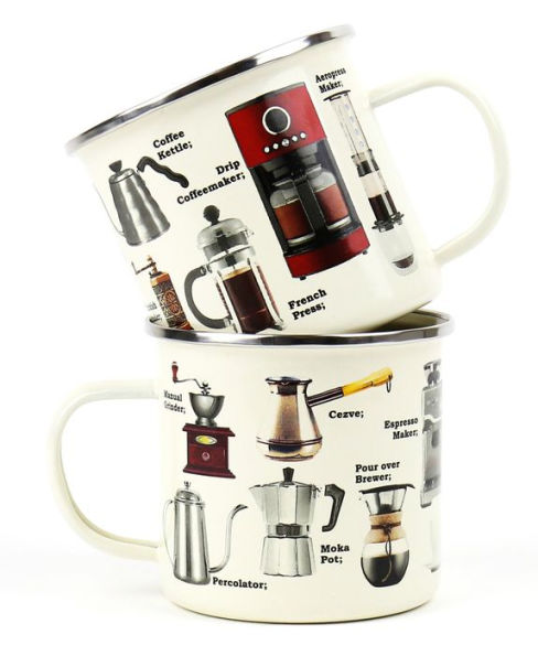 Coffee Enamel Mug