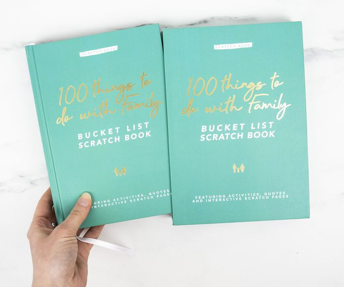 100 Things to do with Family Bucket List Scratch Book – Reverie