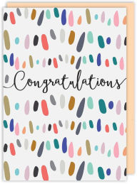 Title: Paint Daubs Congratulations Greeting Card