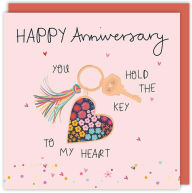 Title: Hold Key Anniversary Greeting Card