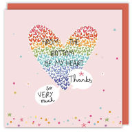 Heart Thank You Greeting Card