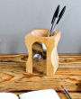 Alternative view 3 of Wooden Pencil Pot Desk Tidy