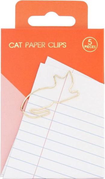 Cat Paper Clips Set of 5
