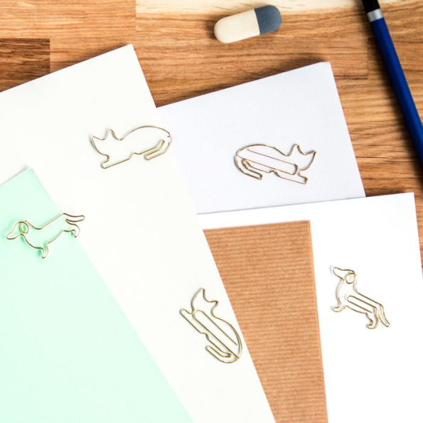 Cat Paper Clips Set of 5