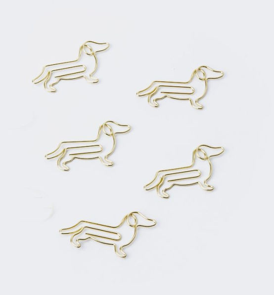 Dog Paper Clips Set of 5