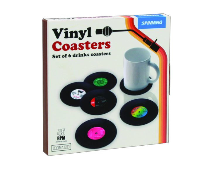 Vinyl Coasters by Gift Republic