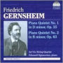 Friedrich Gernsheim: Piano Quintet No. 1 in D minor, Op. 35; Piano Quintet No. 2 in B minor, Op. 63