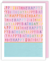 Title: Text Birthday Greeting Card