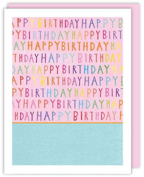 Text Birthday Greeting Card