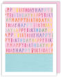 Text Birthday Greeting Card