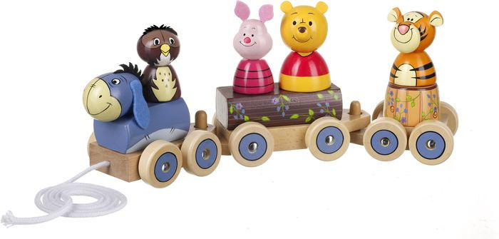 winnie the pooh wooden train set