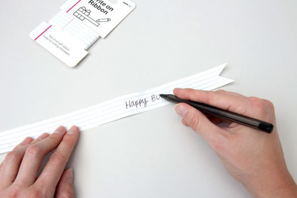 Write on Gift Package Ribbon