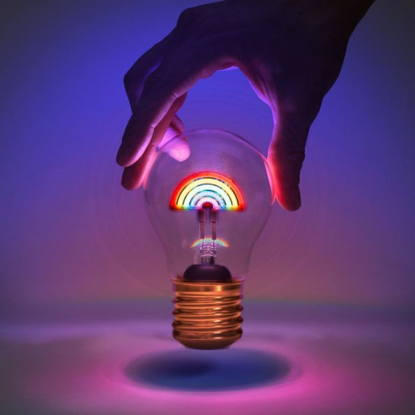 Rechargeable Cordless Rainbow Light Bulb