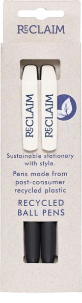 Reclaim Pearl Recycled Pens S/2