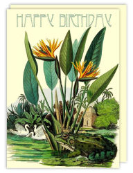 Title: Lily Frog Birthday Greeting Card