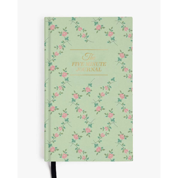 Five Minute Journal Green Floral
