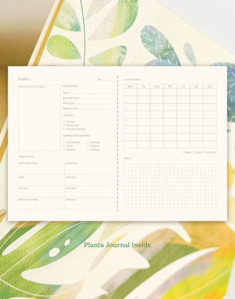 Handmade Plants Journal - Single Sewn ~A5 Size