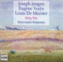 Joseph Jongen, Eugène Ysaÿe, Louis De Meester: String Trios