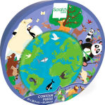Alternative view 1 of Contour Puzzle - World 45 Pieces