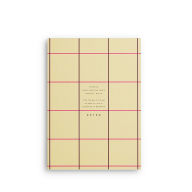 Title: JO Medium Yellow Check Notepad