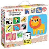 Title: Suuuper Size Memory Game Wild Animals