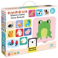 Title: Suuuper Size Memory Game Farm Animals