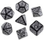 Alternative view 2 of Black and White Steampunk Dice Set